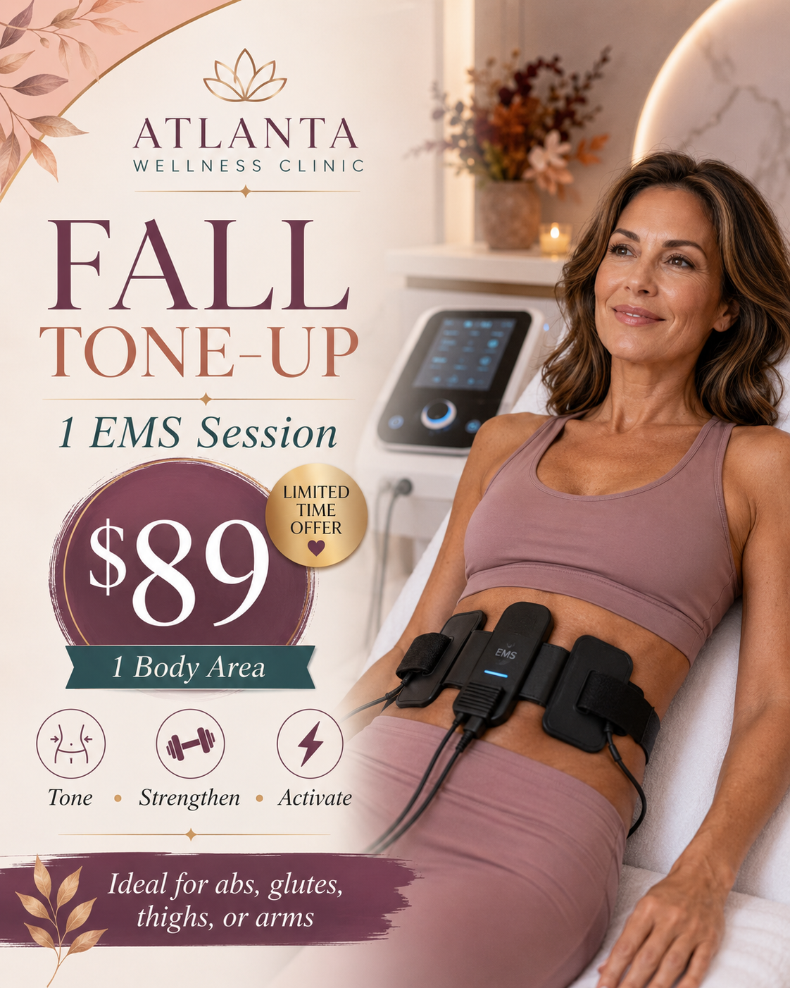 EMS Body Sculpting Session — $89